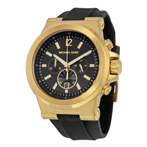 Men's Michael Kors Dylan Black Chronograph Watch MK8445.